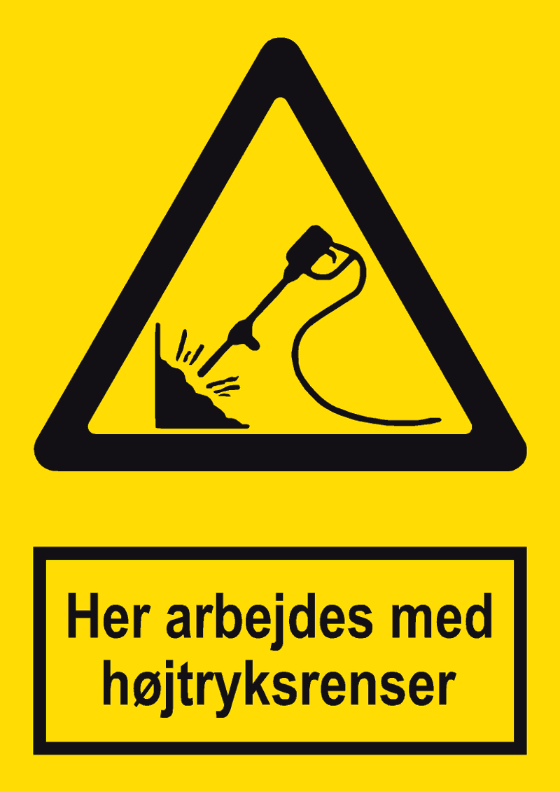 Her arbejdes med højtryksrenser