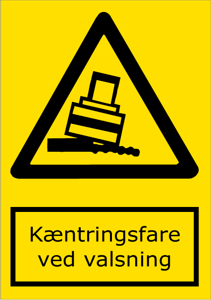 Kæntringsfare ved valsning