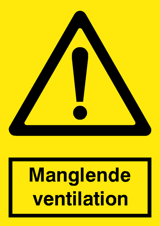 Manglende ventilation