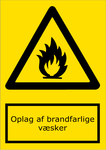 Oplag af brandfarlige væsker