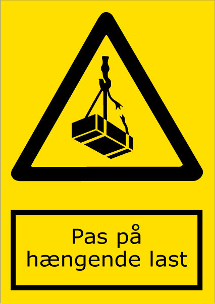 Pas på hængende last