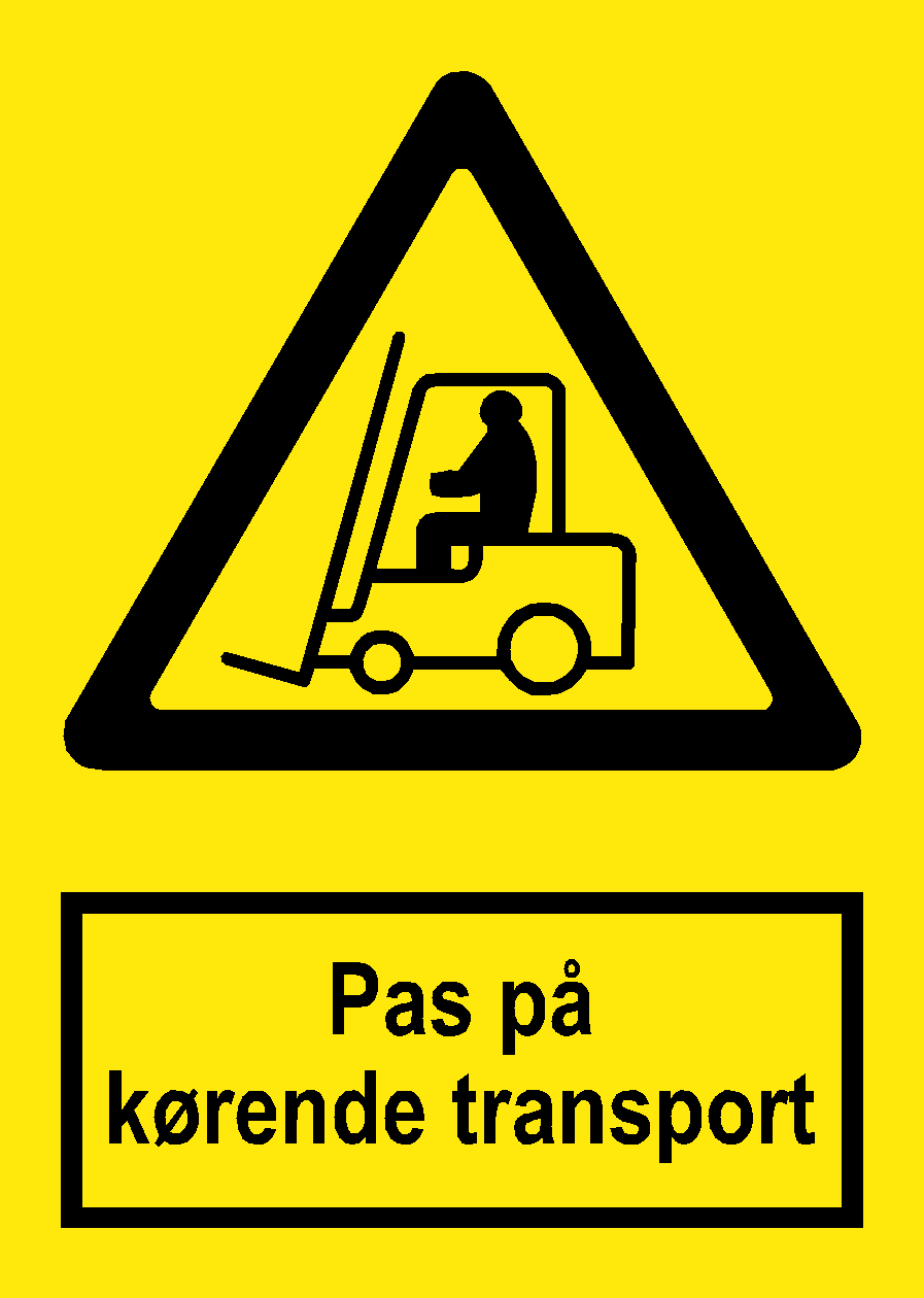 Pas på kørende transport