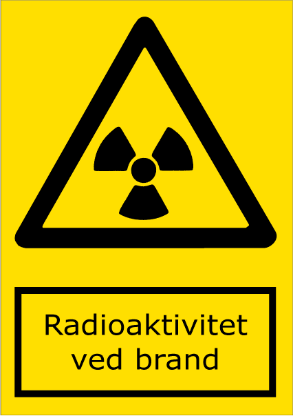 Radioaktivitet ved brand
