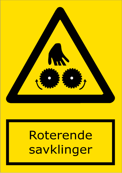 Roterende savklinger