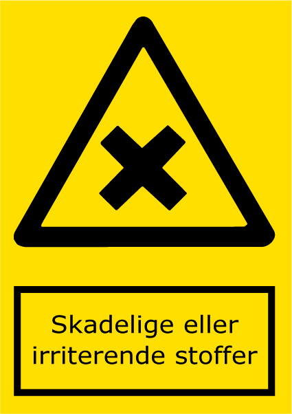 Skadelige eller irriterende stoffer