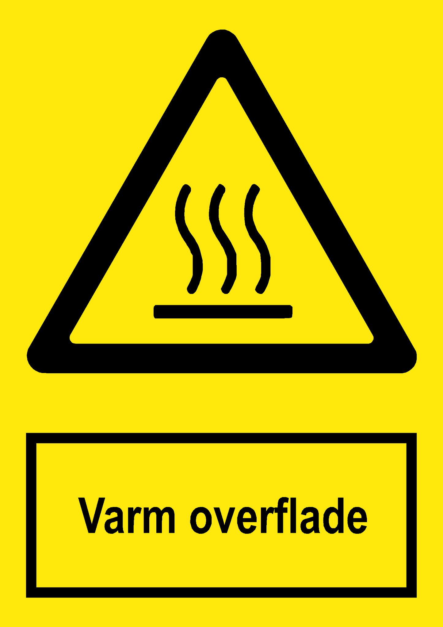 Varm overflade