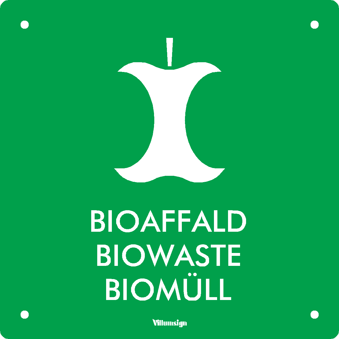Bioaffald m hul