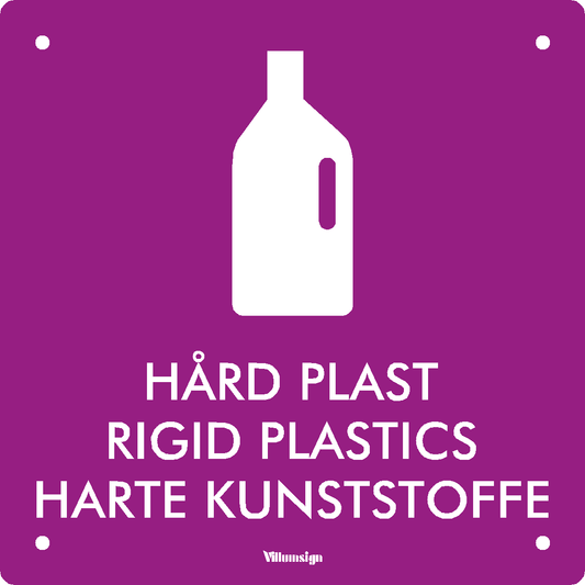 Hård plast m hul