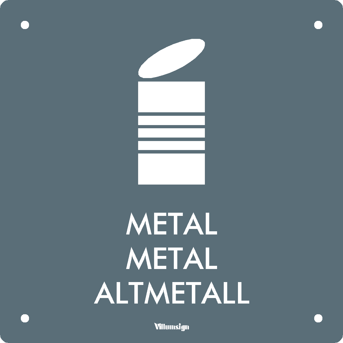 Metal m hul