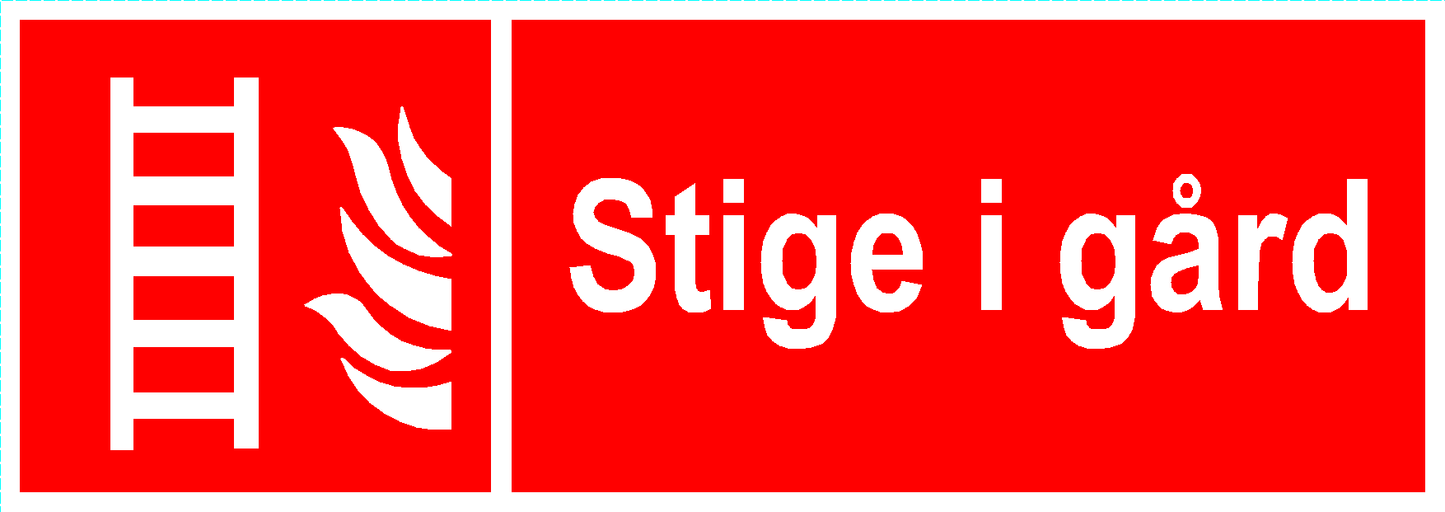 Stige i gård