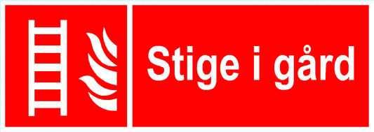 Stige i gård
