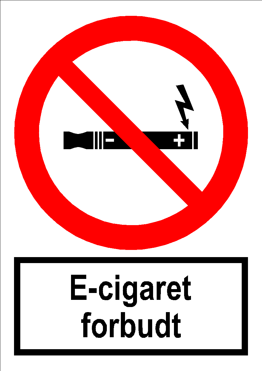 E-cigaret forbudt