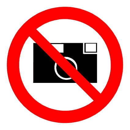 Fotografering forbudt