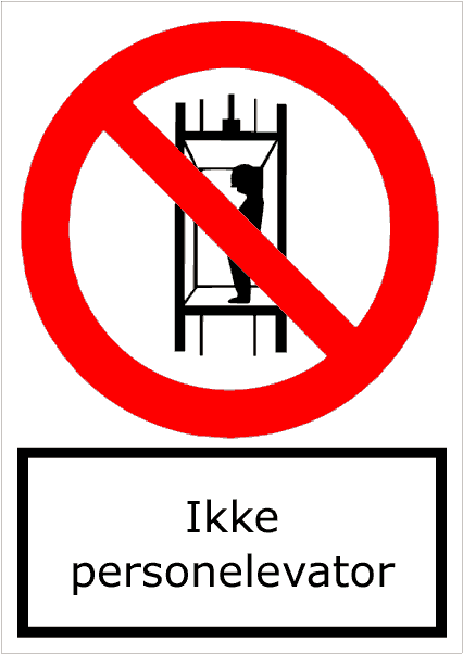 Ikke personelevator