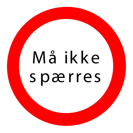 Må ikke spærres
