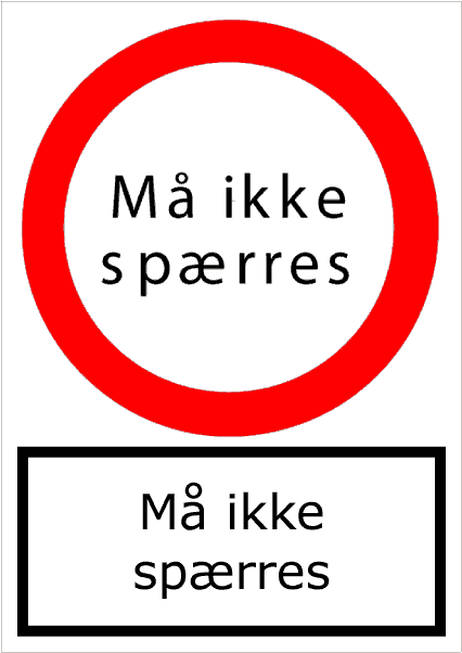 Må ikke spærres