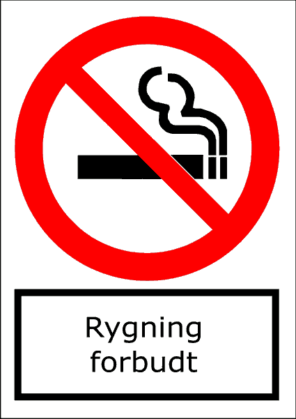 Rygning forbudt
