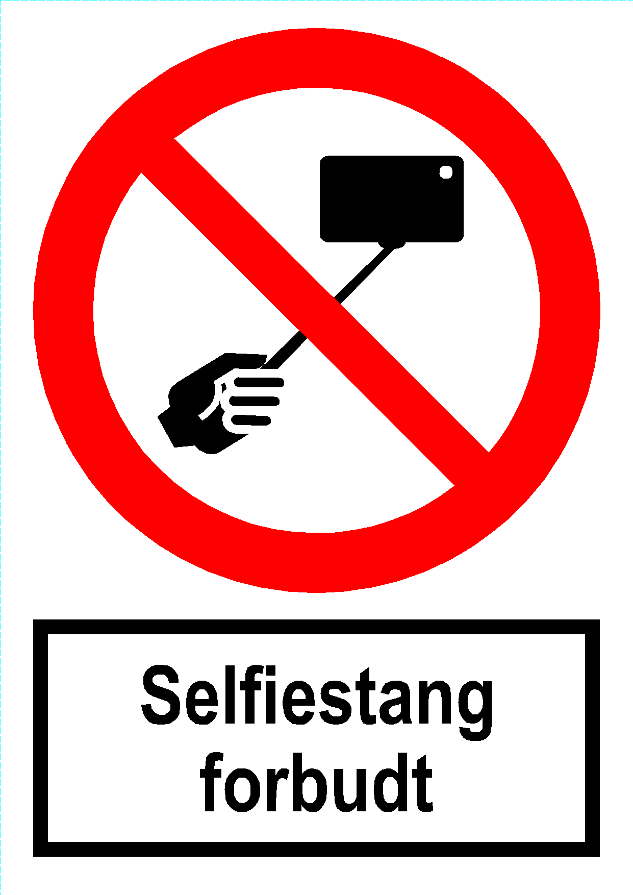 Selfiestang forbudt