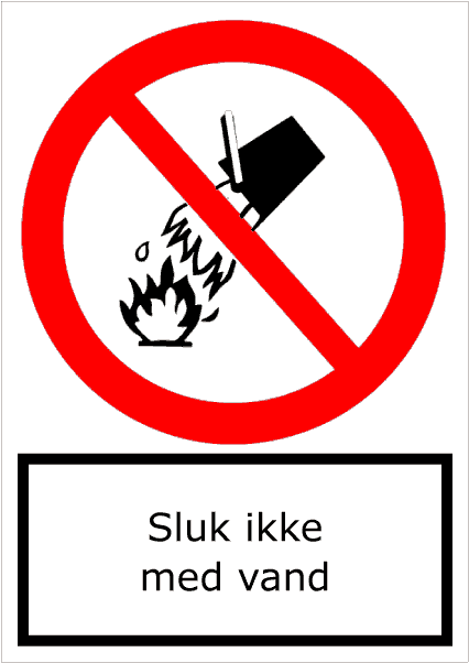 Sluk ikke med vand