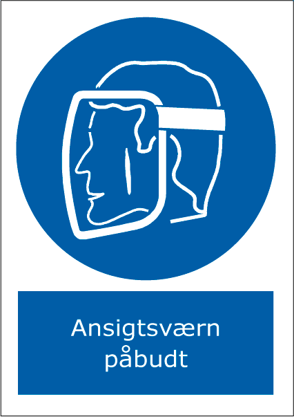 Ansigtsværn påbudt