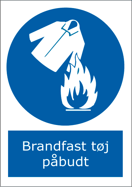 Brandfast tøj påbudt