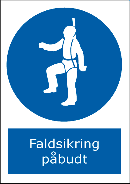 Faldsikring påbudt