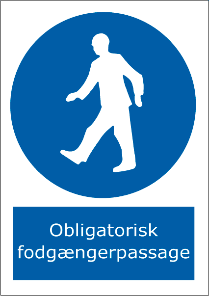 Obligatorisk fodgængerpassage