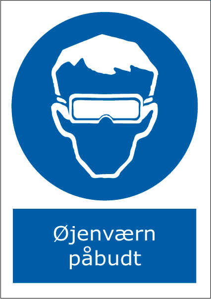 Øjenværn påbudt