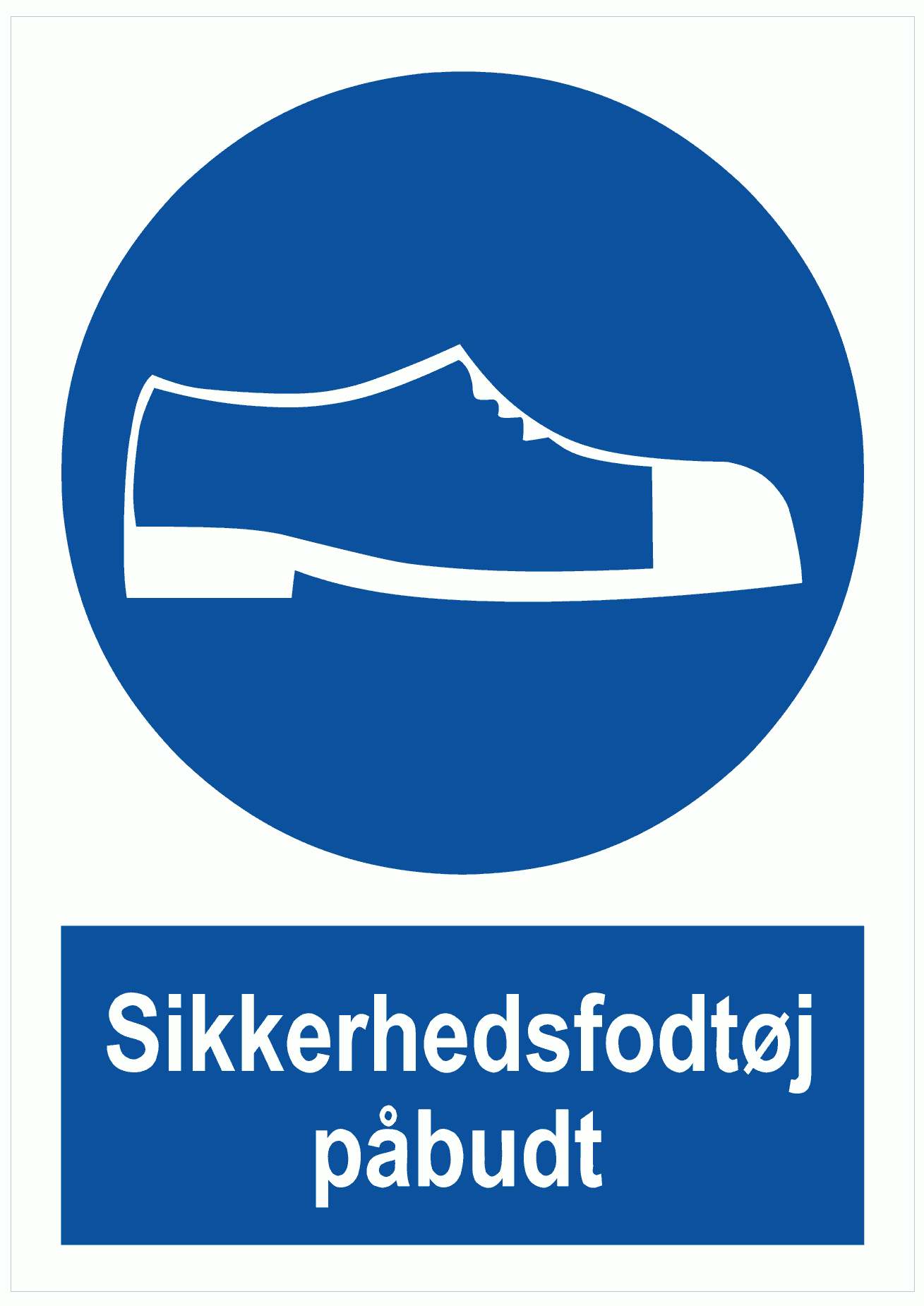 Sikkerhedsfodtøj påbudt