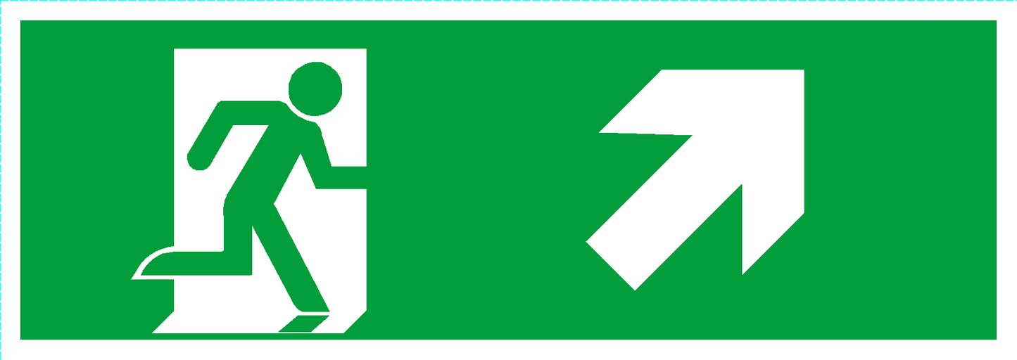 Flugtvej venstre/op