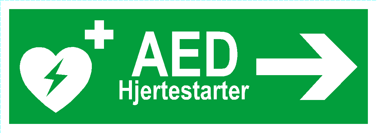 Hjertestarter AED højre