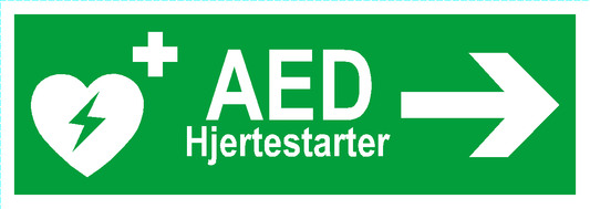 Hjertestarter AED højre