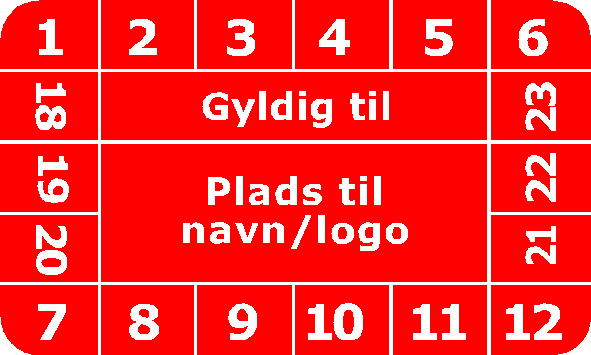 Rød næste afprøvning (overholder ikke myndighedernes sikkerhedskrav)