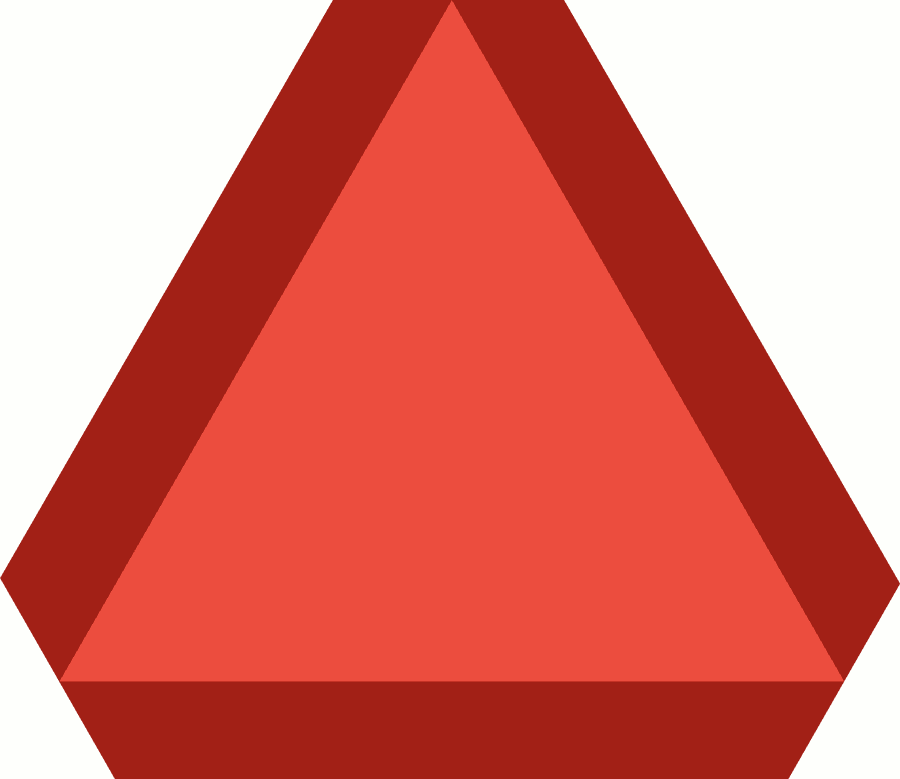 Advarselstrekant (reflekterende)